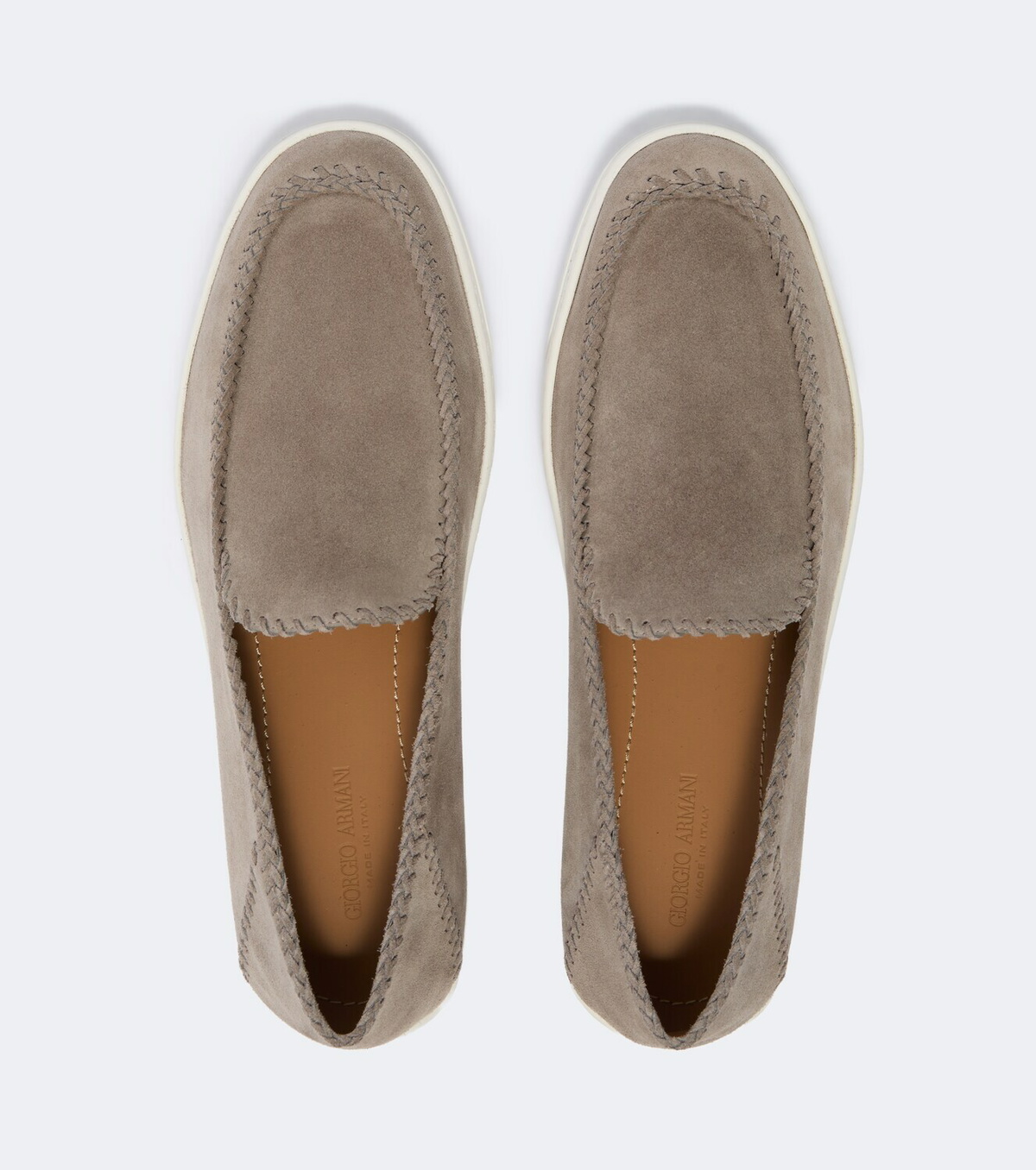 Giorgio Armani Suede slip-on shoes