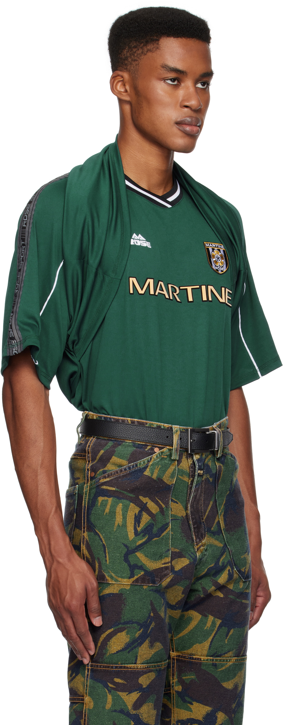 Martine Rose Football Shirt Tシャツ S 美品 Martine Rose Football Shirt Black | SOMEWHERE®