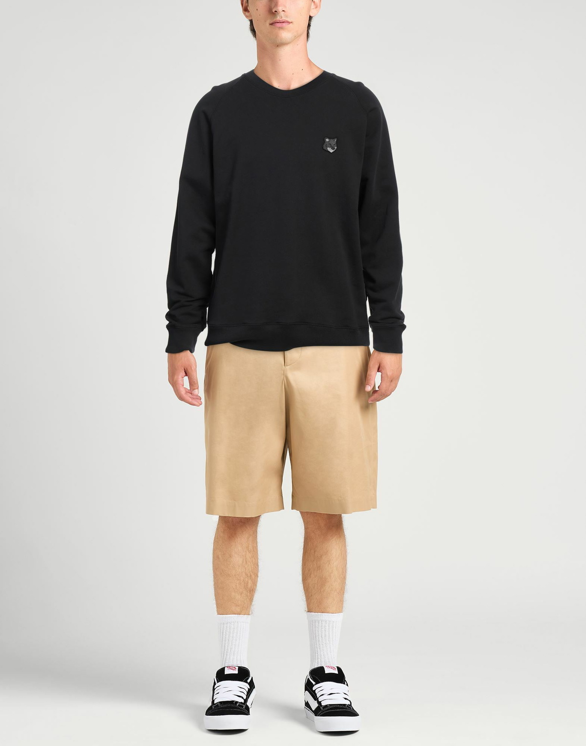Maison Kitsuné Mens Sweatshirt in Black