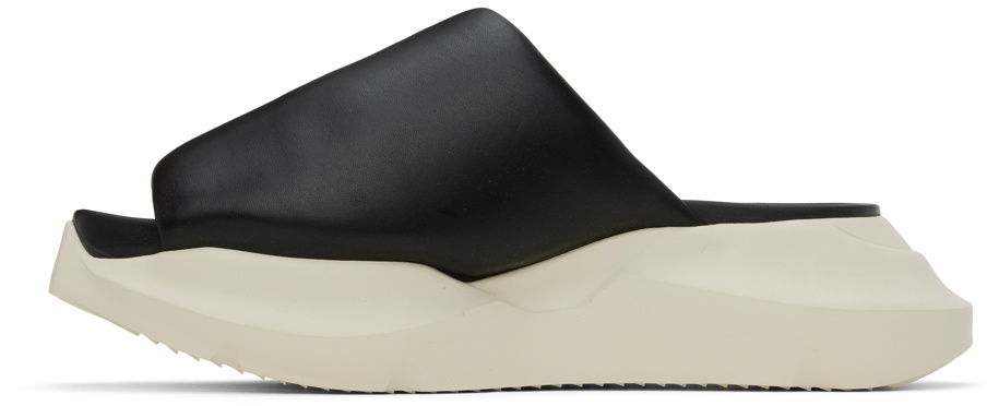 靴 rick owens geth guffer slide Rick Owens Women's Geth Puffer Slide Sneakers in Black Rick