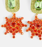 Magda Butrym - Crystal-embellished drop earrings