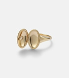Persée 9kt gold ring with diamond