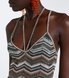 Missoni ZigZag lamé maxi dress