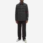 Ksubi Men's Pixel Quilted Shirt Jacket in Black