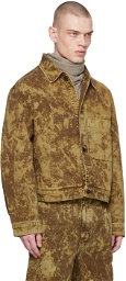 LEMAIRE Brown Boxy Trucker Jacket