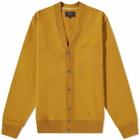 Beams Plus Men's Sweat Cardigan in Gold