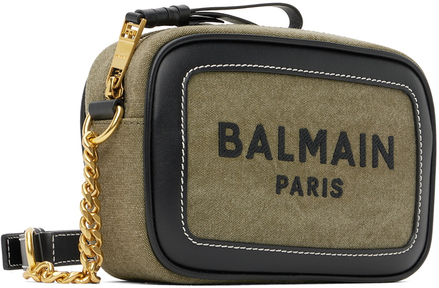 Balmain Taupe & Black B-Army Bag Balmain Balmain Taupe & Black B-Army Bag Balmain