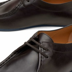 Jil Sander Men's Leather Lace Up Shoe in Cacao