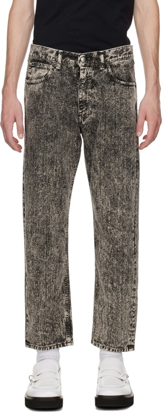 Photo: Marni Black Marble Dyed Jeans