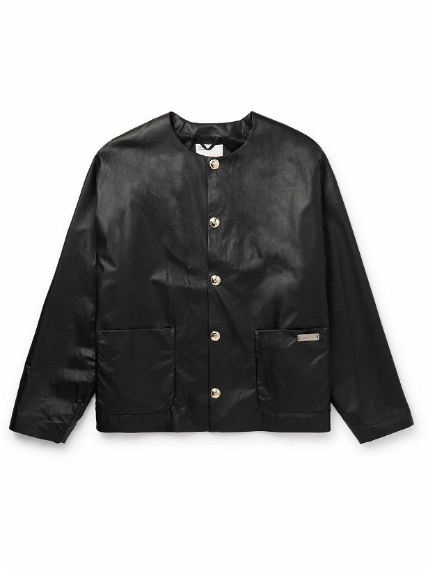 Photo: 4SDesigns - Faux Leather Jacket - Black