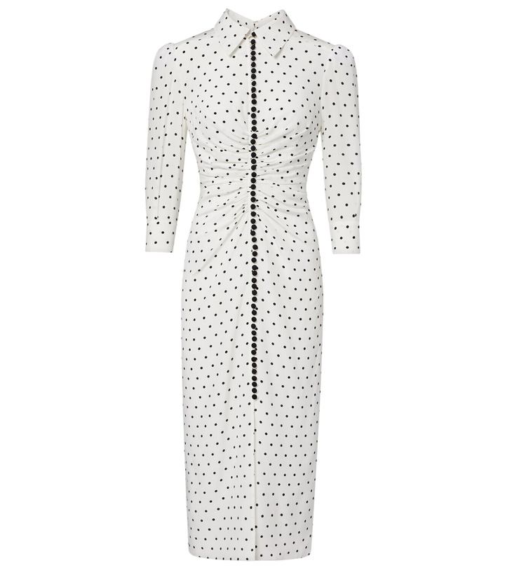 Photo: Carolina Herrera Polka-dot silk crêpe de chine shirt dress