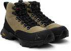 ROA Beige & Black Andreas Boots