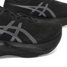 Asics Women's Novablast 6 Sneaker in Black/Black