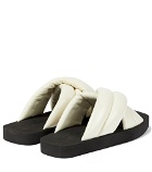 Proenza Schouler - Crossover leather slides