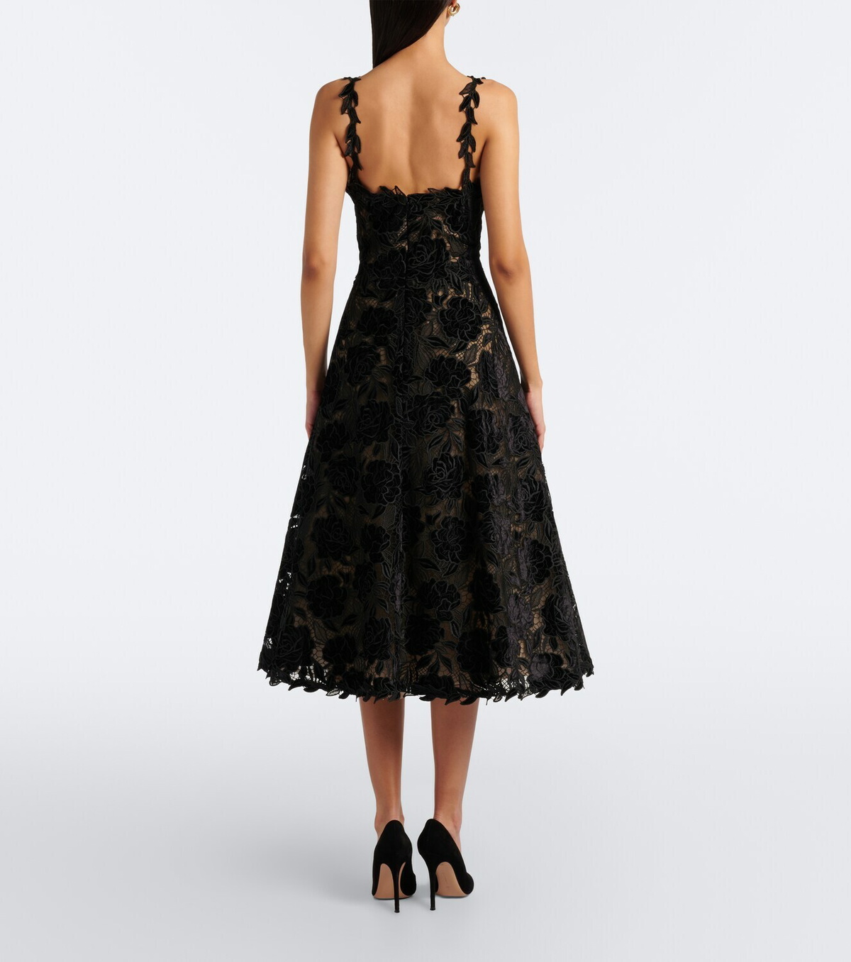 Carolina Herrera Guipure lace cocktail dress