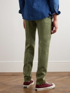 Incotex - Venezia 1951 Slim-Fit Linen Trousers - Green