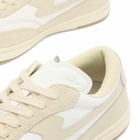 Stepney Workers Club Men's Casson S-Strike Leather Suede Sneaker in White