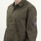 C.P. Company Men's Popeline Lens Overshirt in Ivy Green