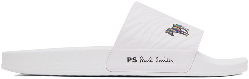 Photo: PS by Paul Smith White Nyro Slides