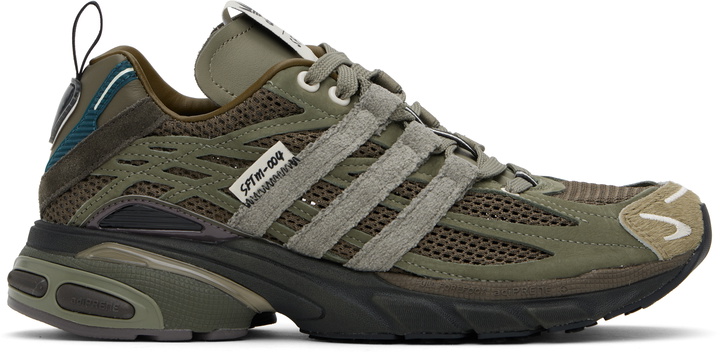 Photo: Song for the Mute Khaki adidas Originals Edition Adistar Cushion Sneakers