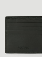 Intrecciato Bi-Fold Wallet in Dark Green