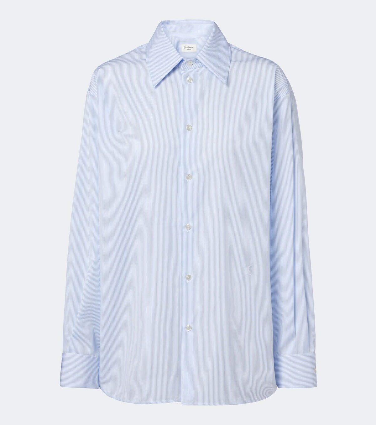 Saint Laurent Cassandre pinstripe cotton shirt