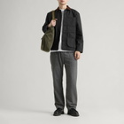 Service Works Men's Waxed Barn Coat in Black