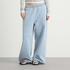 Acne Studios Women's Felin Washed Wide Joggers in Dirty Blue