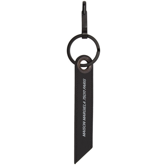 Photo: Maison Margiela Black and White Logo Keychain