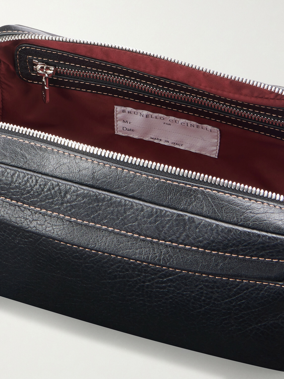 Brunello Cucinelli - Leather Wash Bag
