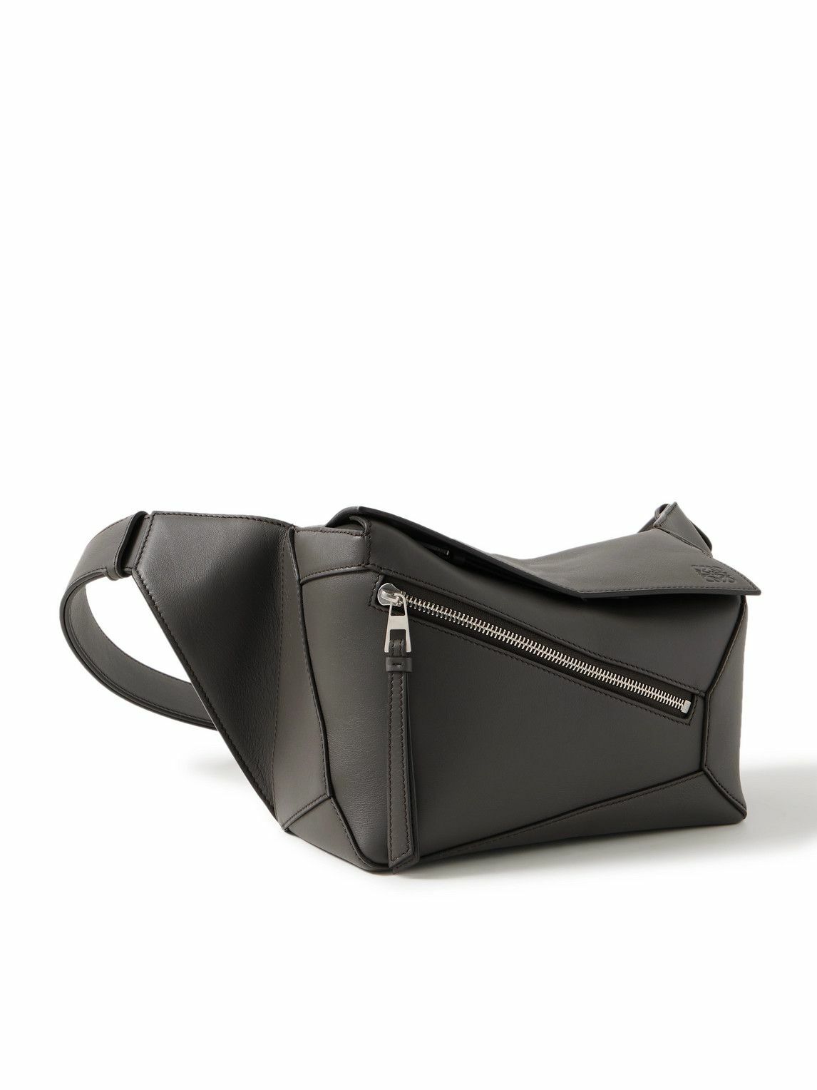 Loewe Vertical T Pocket grained leather belt bag Loewe