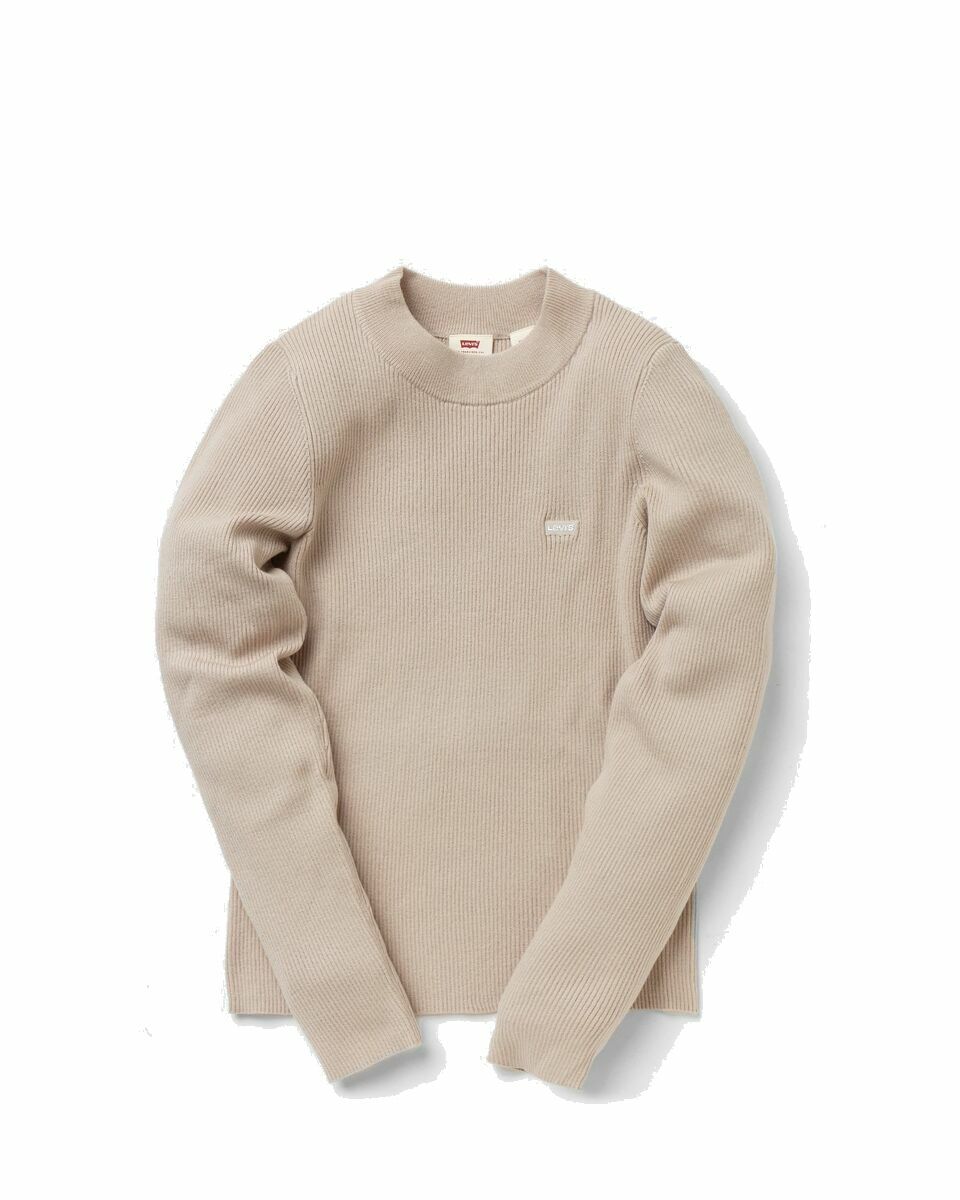 Photo: Levis Wmns Crew Rib Sweater Brown - Womens - Pullovers