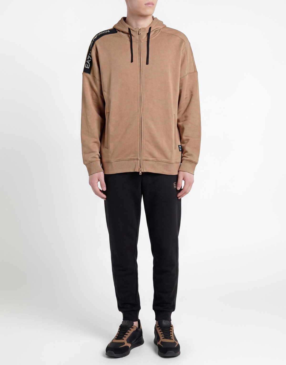 Ea7 Mens Sweatshirt Camel