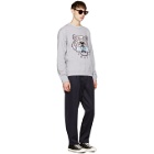 Kenzo Grey Limited Edition Tiger Sweatshirt