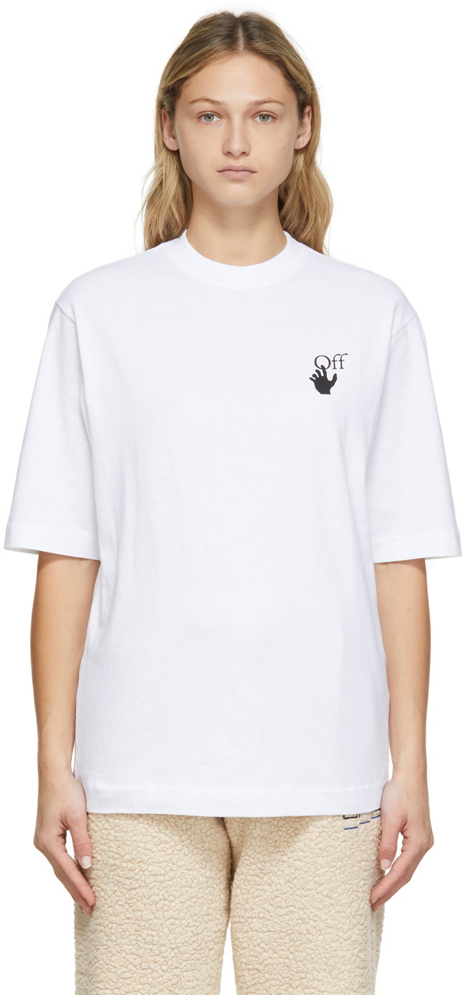 Athl Off Stamp Seaml LS T-shirt Black/White Off-White Tops T-Shirts Black
