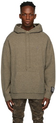 Ksubi Khaki Dollar Knit Hoodie