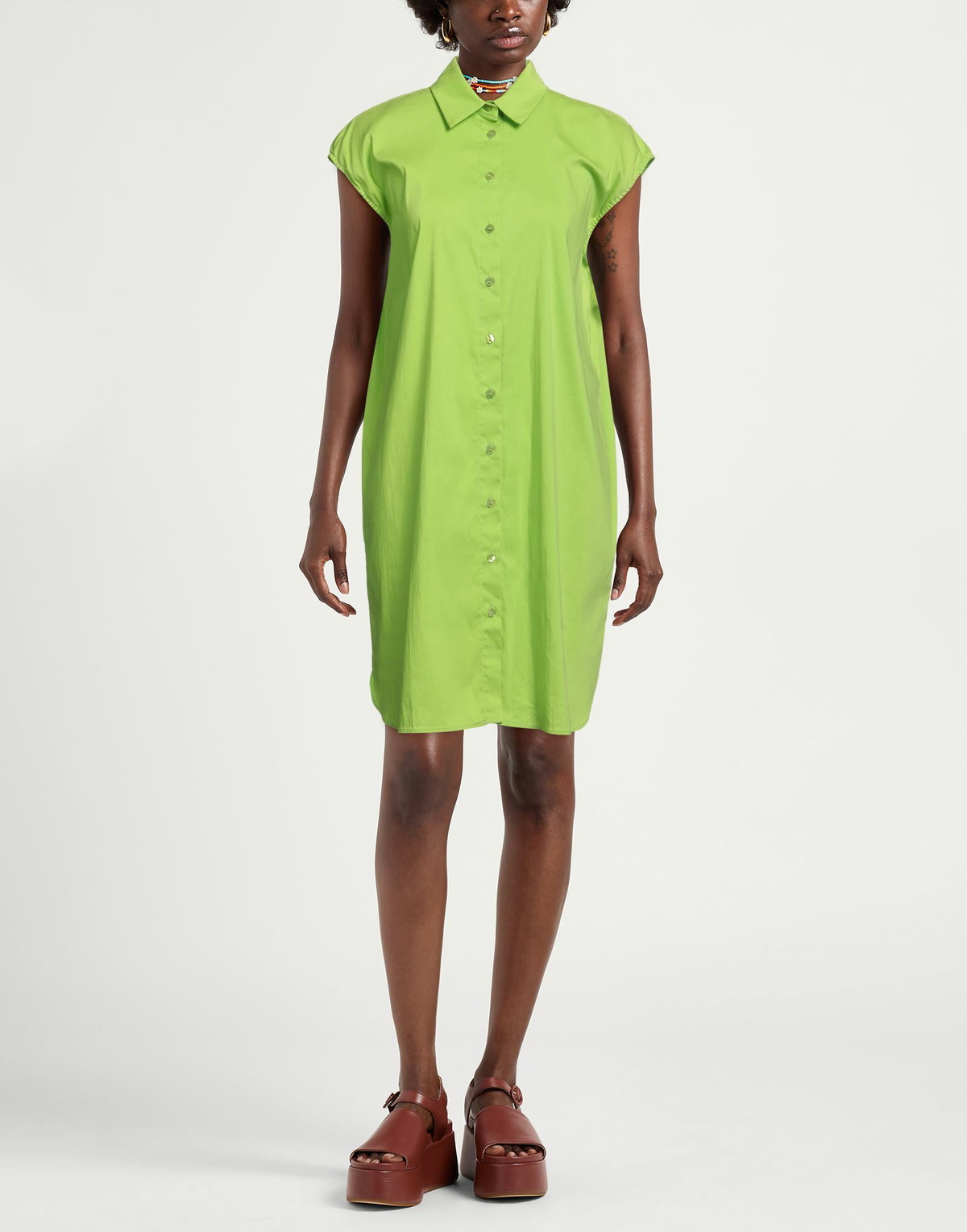 Jijil Womens Mini dress Lime in Green