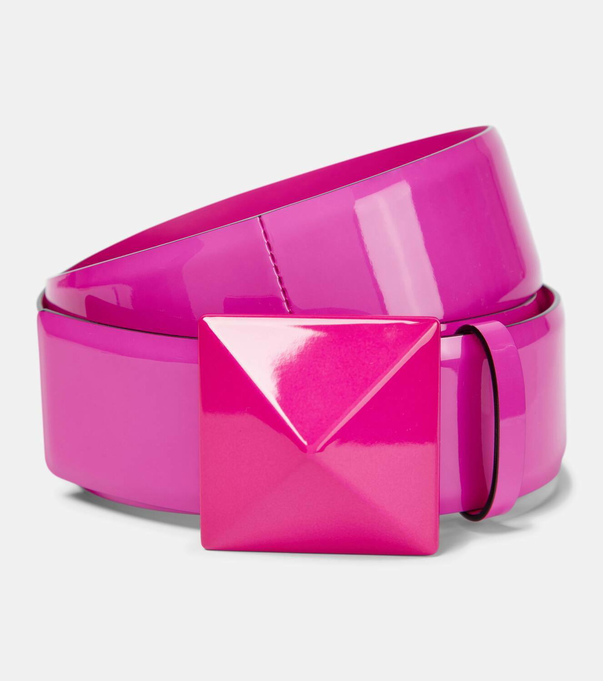 Valentino Garavani One Stud Belt Valentino ONE STUD REVERSIBLE SHINY CALFSKIN BELT 40MM  main image 2