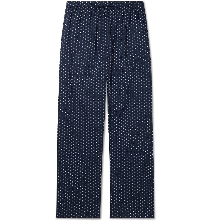 Photo: DEREK ROSE - Printed Cotton-Voile Pyjama Trousers - Blue