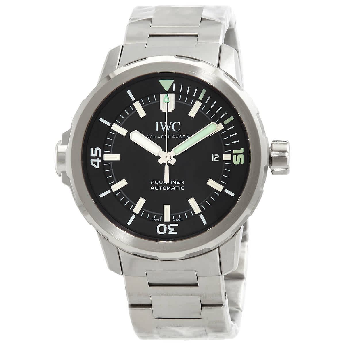 IWC Aquatimer Automatic 42mm Black Dial Mens Watch IW328803