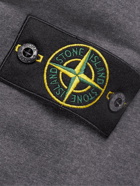 Stone Island - Logo-Appliquéd Loopback Cotton-Jersey Sweatshirt - Gray