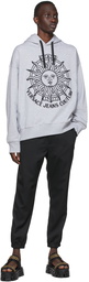 Versace Jeans Couture Grey Sunflower Garland Hoodie