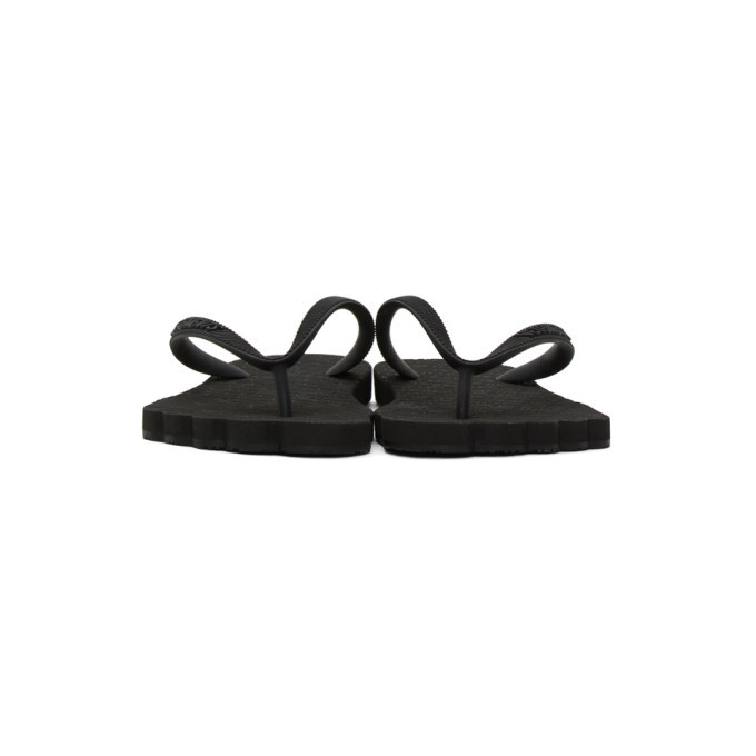 VETEMENTS Black Flip Flop Toe Sandals Vetements VETEMENTS Black Flip Flop Toe Sandals Vetements
