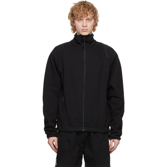 Saul Nash SSENSE Exclusive Black and Blue Shape-Shifter Tracktop Jacket ...