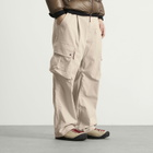 NANGA Men's Hinoc Ripstop Field Cargo Trousers in Light Grey