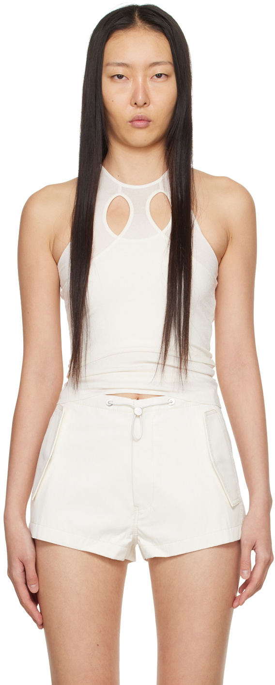 Dion Lee Off-White Mobius Loop Tank Top