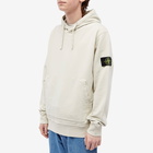 Stone Island Men's Garment Dyed Popover Hoody in Plaster