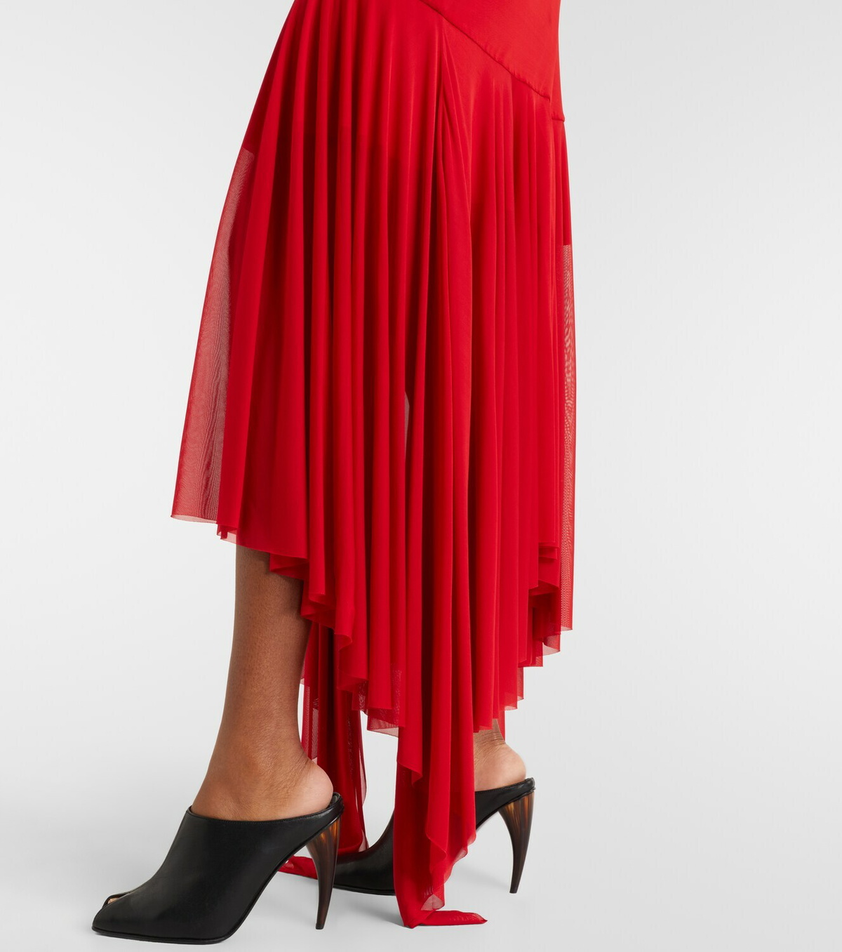 McQueen Draped halterneck maxi dress