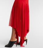 McQueen Draped halterneck maxi dress
