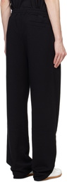 Palm Angels Black Classic Logo Sweatpants
